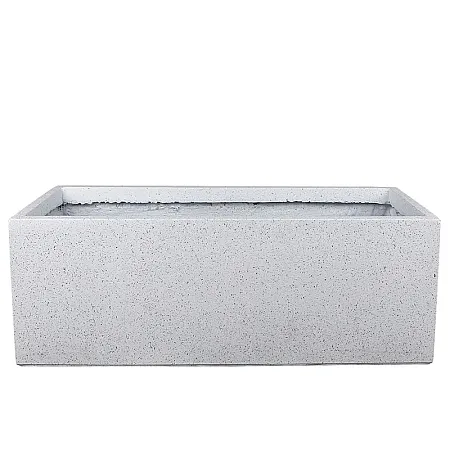 ΖΑΡΝΤΙΝΙΕΡΑ FIBERCLAY 2XLARGE ΛΕΥΚΟ ΓΡΑΝΙΤΗ ΟΡΘΟΓΩΝΙΟ - 100x42x40cm